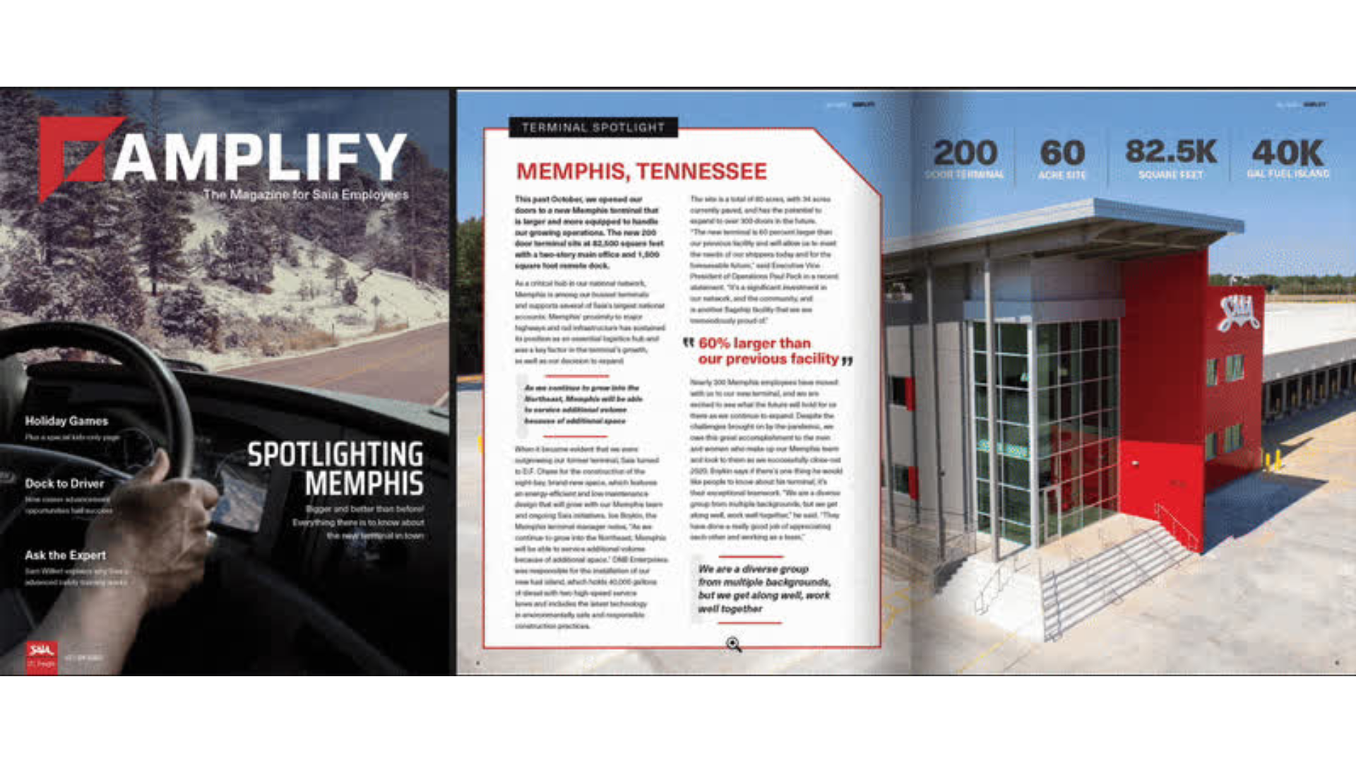 Saia Amplify Magazine
