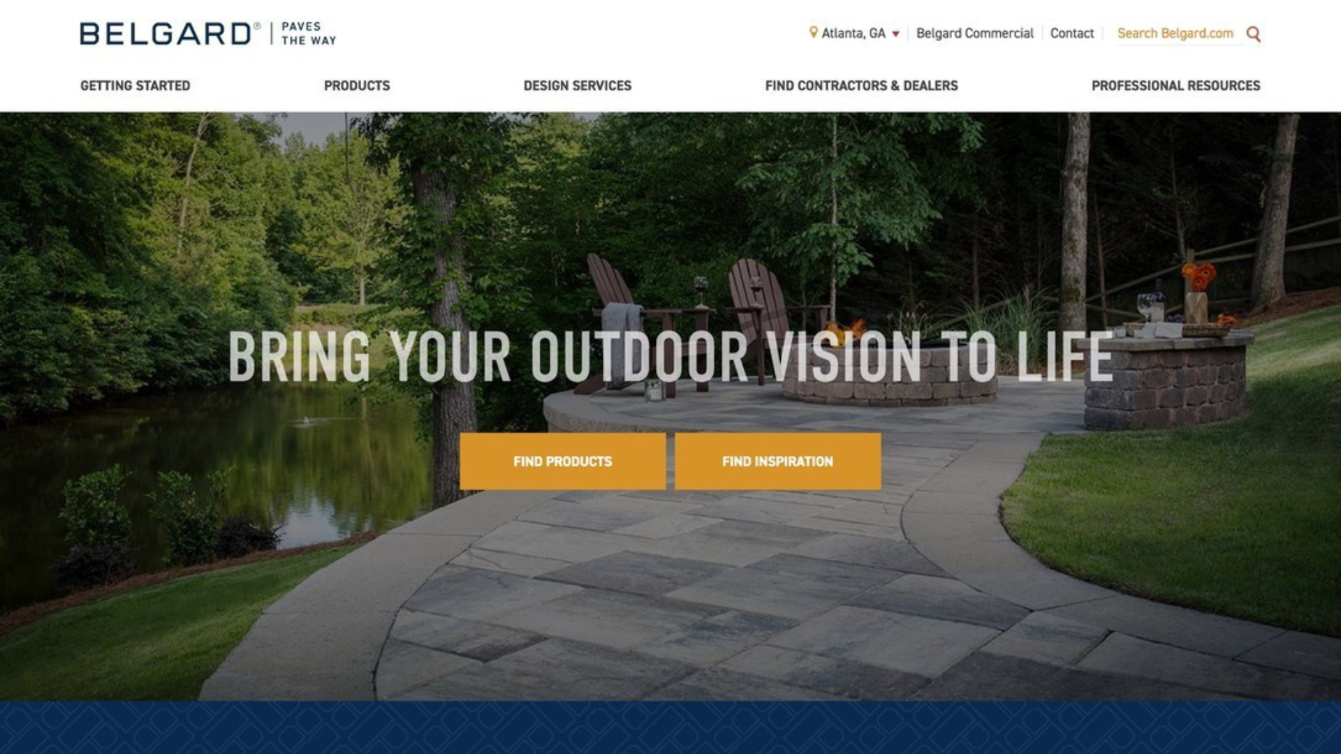 Belgard Website Redesign